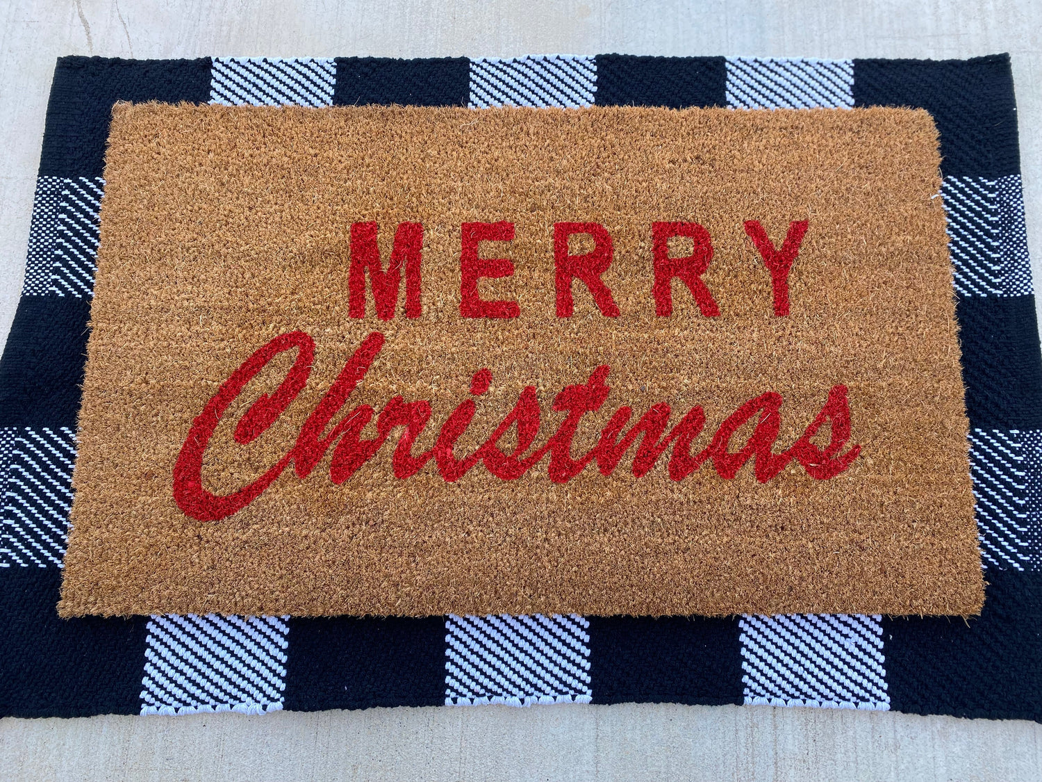 HOLIDAY DOORMATS