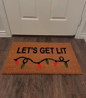 Lets Get Lit Doormat
